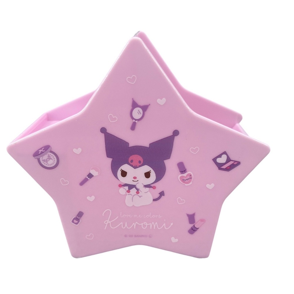 Sanrio Kuromi Multi Stand Desk Organizer Star Shaped Love Me Colors 2022 NEW